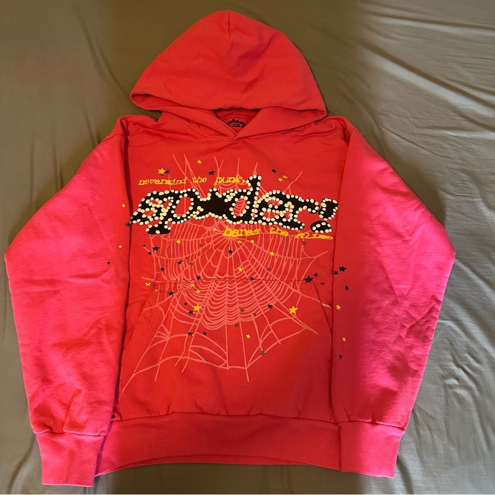 Pink Spider hoodie v2